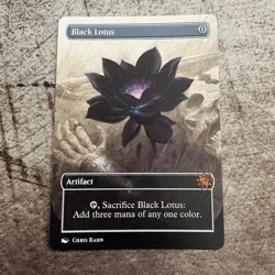 Black Lotus - Custom Art MTG Magic The Gathering Playtest Card - Image 1