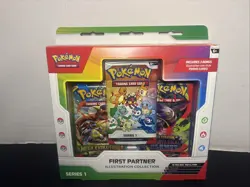 Pokemon First Partner Illustration Collection Series 1 Box with 3 Promo Cards 🔥 - Image 1