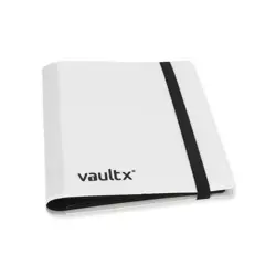 160 Side Loading Pocket Strap Binders 4 Pocket Trading Card Album Folder White - Image 2