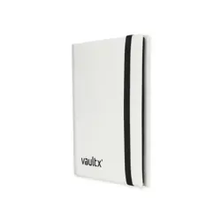 160 Side Loading Pocket Strap Binders 4 Pocket Trading Card Album Folder White - Image 4