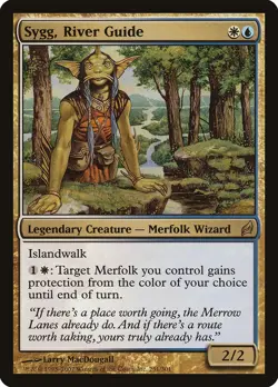 Sygg, River Guide Lorwyn NM White Blue Rare MAGIC THE GATHERING CARD ABUGames - Image 1
