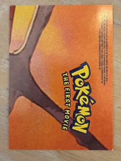 Pokemon Topps Sticker Card Raichu & Pikachu Blue Logo - Image 5