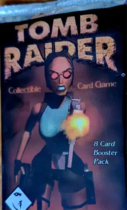 Tomb Raider Lara Croft Collectible Card Game 8 Card Booster Pack. (Sealed). - Image 1