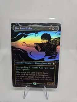 MTG FOIL Fire Lord Zuko Borderless - Avatar: The Last Airbender #315 - Image 1