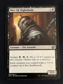 1x Mer-Ek Nightblade (97) Iconic Masters LP MTG Magic the Gathering x1 MKE - Image 1