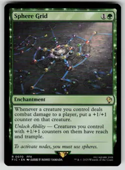 Sphere Grid Rare Commander: FINAL FANTASY 70 MTG Near Mint 2025 - Image 1