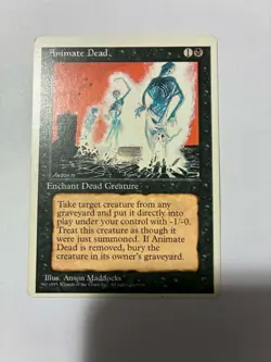 Animate Dead 4th Edition MTG - Image 1