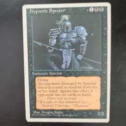 MTG Hypnotic Specter 4th Edition 4ED Uncommon Black Creature Flying 2/2 Magic LP - Image 1