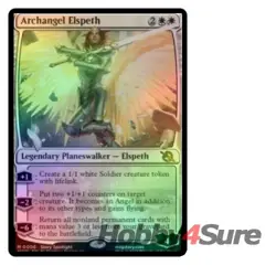 Foil Archangel Elspeth M/NM Magic: The Gathering MTG March Of The Machine - Image 1