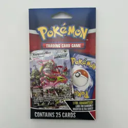 NEW Pokemon Trading Card Game Rapid Strike Rayquaza VMAX 25-Pack w/Foil & Rares - Image 1