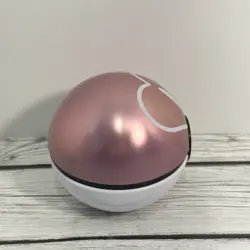 Pokemon Love Ball Tin Empty Metal Case Storage Box Pink - Empty No Cards - Image 5