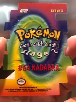 1999 Topps Pokemon Movie Edition Kadabra #64 card - Image 2