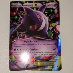 Pokemon Gengar EX 34/119 XY Phantom Forces Ultra Rare Holo 170 HP 2014 - Image 1