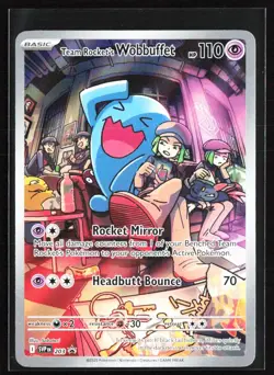 2025 Destined Rivals Team Rocket's Wobbuffet Promo #203 - Image 1