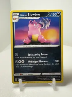 Pokemon TCG Card - Galarian Slowbro 92/163 - Rare - Image 1