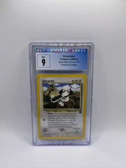 2001 Pokemon League Black Star Promo Smeargle 32 - CGC 9 MINT - Image 1