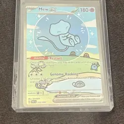 Pokemon Mew EX Holo Special Illustration Rare SV: Paldean Fates 232/091 180HP - Image 1