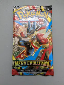Pokemon TCG: Mega Evolution Base x1 Booster Pack Sealed English - Image 1