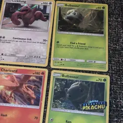 Pokemon TCG Detective Pikachu Set 12 Card Lot Holo Rare Charizard Mewtwo Pikachu - Image 5