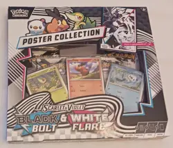 (1) Pokemon Black Bolt & White Flare Poster Collection Box & (2) Q4 POKEBALLS - Image 4
