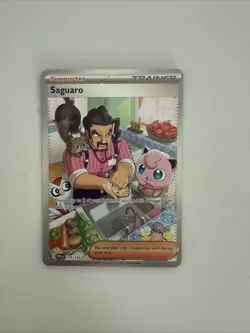 Saguaro Full Art Holo Trainer Sv02 Paldea Evolved Pokemon TCG - Image 1