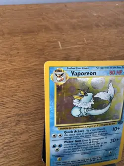 Pokemon TCG - Vaporeon || Holo Rare || 12/64 || Jungle || 1999 || MP - Image 3