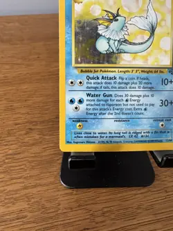 Pokemon TCG - Vaporeon || Holo Rare || 12/64 || Jungle || 1999 || MP - Image 5