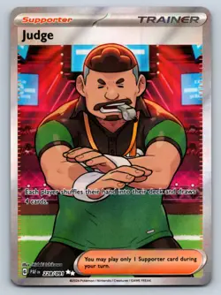 Judge Ultra Rare Holo SV: Paldean Fates 228/091 NM - Pokemon TCG - Image 1