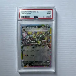 Pokemon TCG Umbreon ex 060/131 Prismatic Evolutions Full Art Holo PSA 9 - Image 1