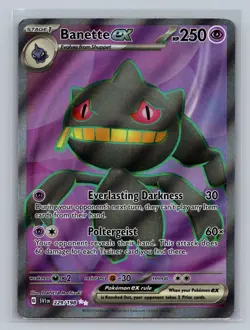 Banette ex 229/198 Ultra Rare Scarlet & Violet Pokemon NM - Image 1