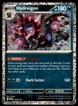 Hydreigon 010/015 Holo Promo McDonald's Promos 2024 Pokemon Holo Lightly Played - Image 1