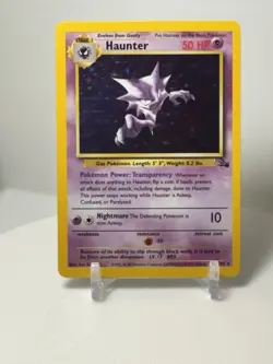 Haunter 6/62 Fossil Unlimited Holo Pokemon - Image 1