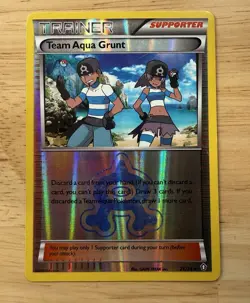 2015 Pokemon - Double Crisis Team Aqua Grunt #26/34 Reverse Holo - Image 1