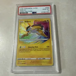 Pokemon Vivid Voltage Raikou 50/185 Amazing Rare Sword & Shield PSA10 GEM Mint🔥 - Image 1