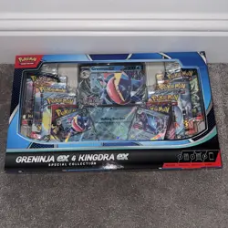 Pokemon TCG Greninja Kingdra ex Special Collection SEALED 8 Booster Packs - Image 1