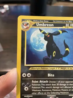 Pokemon Wotc Neo Discovery Umbreon 13/75 Holo Rare, LP - Image 5