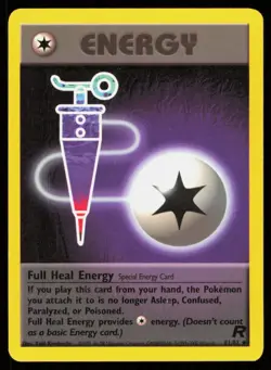FULL HEAL ENERGY 81/82 VINTAGE UNCOMMON TEAM ROCKET POKEMON - Image 1