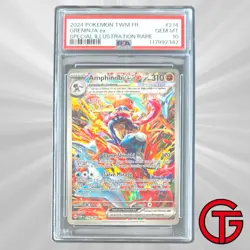 Carte Pokemon Gradee PSA10 - Amphinobi Ex 214/167 Mascarade Crepusculaire - FR - Image 1