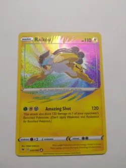 Pokemon TCG - Raikou 50/185 Amazing Rare | Vivid Voltage NM/M - Image 1