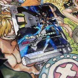 Gundam Card Game Gundam Aerial (Revised) LR GD01067 Near Mint - Image 2