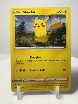 Pikachu 7/15 McDonalds Promo Pokemon English Confetti Holo 2022 - Image 1