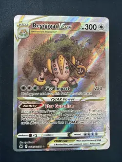 Pokemon TCG: Regigigas VSTAR #GG55/GG70 Crown Zenith: Galarian Gallery Holo, NM - Image 1