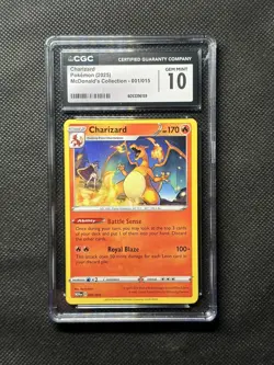 2025 POKEMON MCDONALD'S COLLECTION #001 CHARIZARD CGC 10 GEM MINT - Image 1