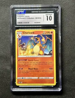2025 POKEMON MCDONALD'S COLLECTION #001 CHARIZARD CGC 10 GEM MINT - Image 2