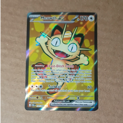 The Pokemon Company Meowth ex 107/088 Pokemon 151 Ultra Rare Full Art Holo ENG - Image 1