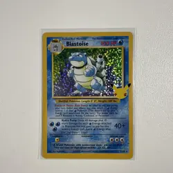 Pokemon Blastoise Holo 2/102 Celebrations 25th Anniversary Edition - Image 1