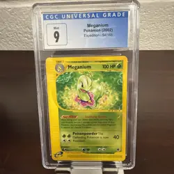 Pokemon 2002 Meganium Expedition Set 53/165 CGC 9 Non-Holo - Image 1