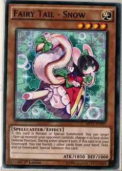 Yu-Gi-Oh! TCG Fairy Tail - Snow MP17-EN091 Common 1st Edition Near Mint - Image 1