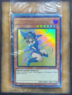 Yugioh Dark Magician Girl LART-EN035 Ultra Rare Lost Art Promo SEALED - Image 1