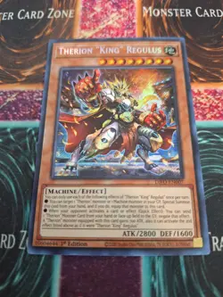 Yugioh Therion "King" Regulus DIFO-EN007 Secret Rare 1st Edition Near Mint - Image 1